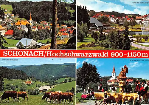 Schonach/Hochschwarzwald Teilansichten gl1978 140.845