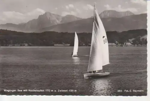 Waginger See mit Staufen und Zwiesel gl1961 217.247