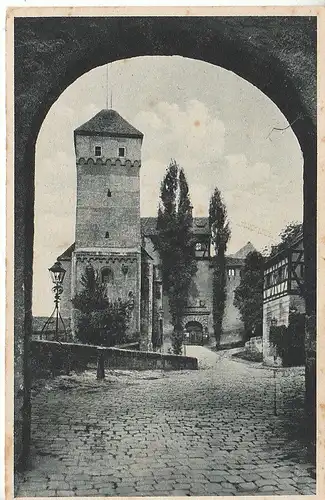 Nürnberg Am Burghof Heidenturm ngl D0594