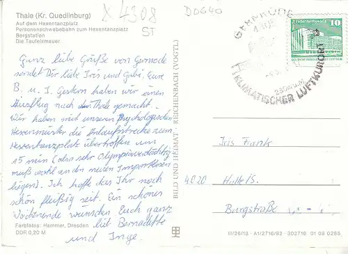 Thale Kr.Quedlinburg Mehrbildkarte gl1963? D0640