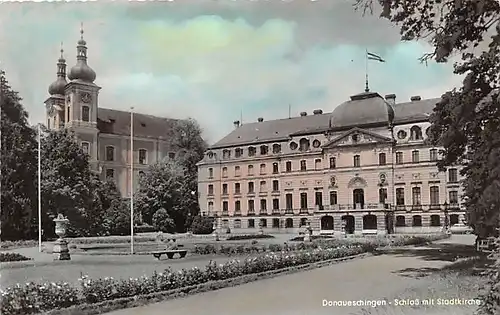 Donaueschingen Schloss mit Stadtkirche ngl 140.878