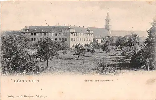 Göppingen Schloss und Stadtkirche ngl 142.281