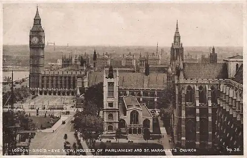 England: London Houses of Parliament and St. Margaret's Church ngl 147.389