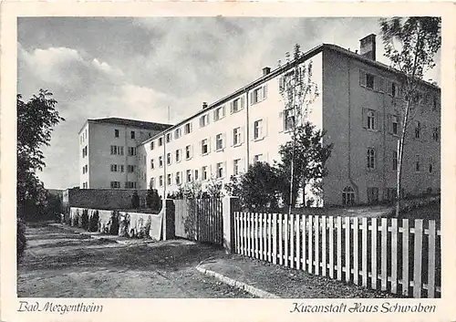 Bad Mergentheim Kuranstalt Haus Schwaben ngl 145.188