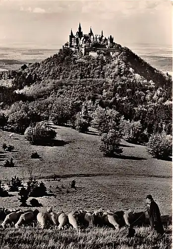 Burg Hohenzollern Blick vom Zellerhorn gl1964 142.331