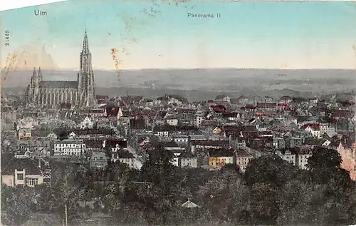 Ulm a.D. Panorama glca.1910 142.801