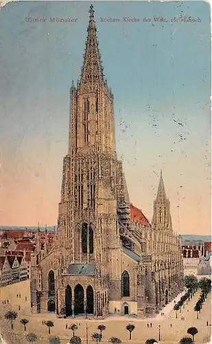 Ulm a.D. Münster gl1912 142.756