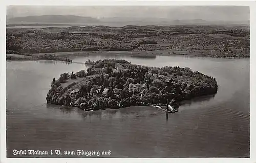 Insel Mainau (Bodensee) vom Flugzeug aus gl1937 140.935