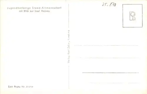 Staad-Allmannsdorf Jugendherberge Blick zur Insel Mainau ngl 140.942