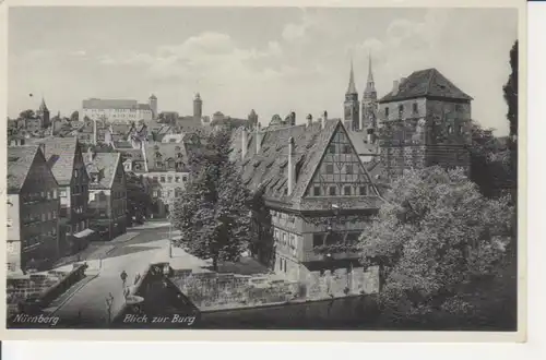 Nürnberg Blick zur Burg feldpgl1939 217.120