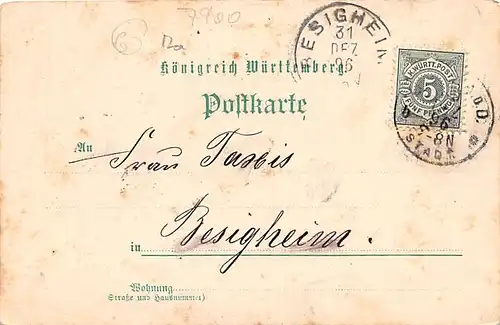 Ulm a.D. Blick zur Stadt gl1896 142.776