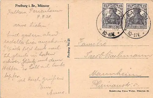 Freiburg im Breisgau Münster gl1920 141.124