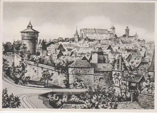 Nürnberg Blick vom Hallertor ngl 217.134