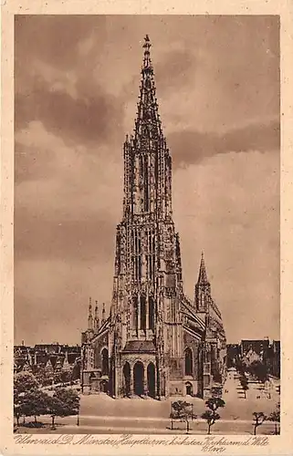 Ulm a.D. Münster Hauptturm ngl 142.816