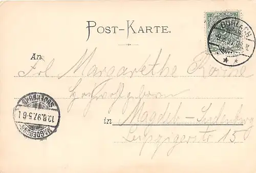 Karlsruhe Das Schloss und der Schlossplatz gl1897 140.597