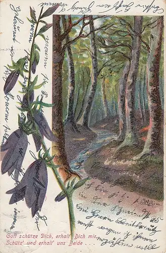 Gott schütze Dich, erhalt Dich mir ... gl1907 D1453