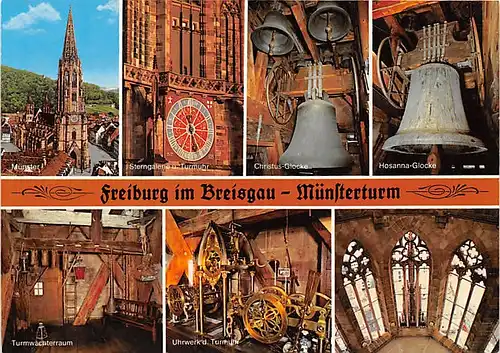 Freiburg im Breisgau Münsterturm Teilansichten ngl 141.059