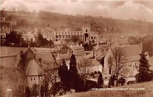 Schottland: Jedburgh from Allerley Well Park ngl 146.842