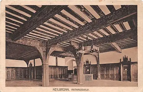 Heilbronn a.N. Rathausdiele feldpgl1915 141.887