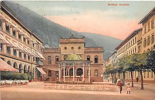 Bad Wildbad Kurplatz gl1908 140.677