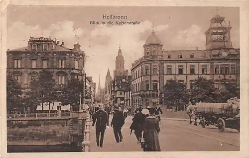 Heilbronn a.N. Blick in die Kaiserstraße gl1920 141.902