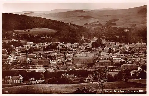 Schottland: Galashiels from Bruce's Hill ngl 146.862