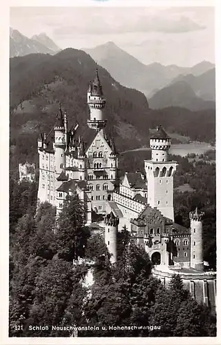 Schloss Neuschwanstein und Hohenschwangau gl1955 144.154