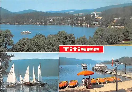 Titisee Teilansichten Bootsverleih Panorama ngl 142.597