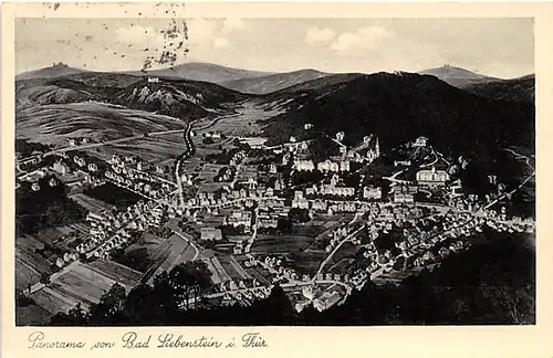 Bad Liebenstein in Thüringen Panorama gl1935 144.227