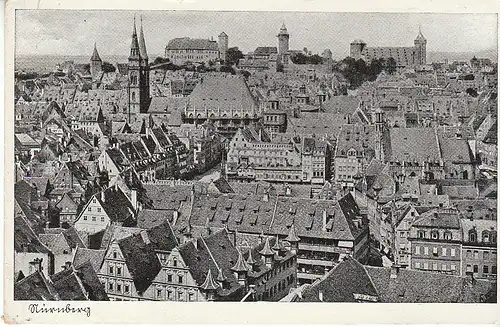 Nürnberg Die alten Dächer der Stadt ... ngl C9277