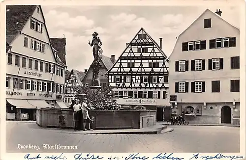 Leonberg Marktbrunnen gl1952 142.054