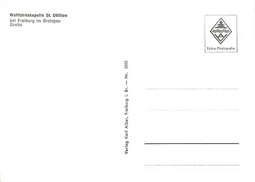 St. Ottilien bei Freiburg Wallfahrtskapelle Grotte ngl 142.516