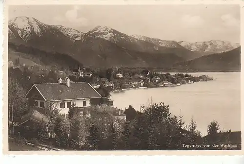 Tegernsee von der Wacht gl1937 D0589