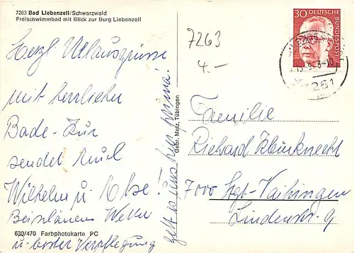 Bad Liebenzell Freischwimmbad gl1973 142.103