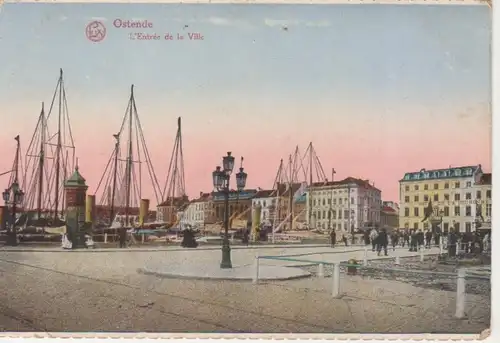 Ostende L'Entrée de la Ville feldpgl1918 218.351