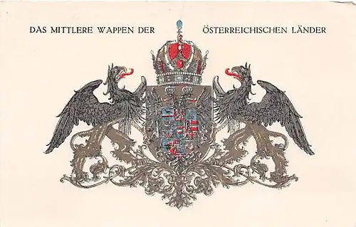 Das mittlere Wappen der Österreichischen Länder ngl 145.114