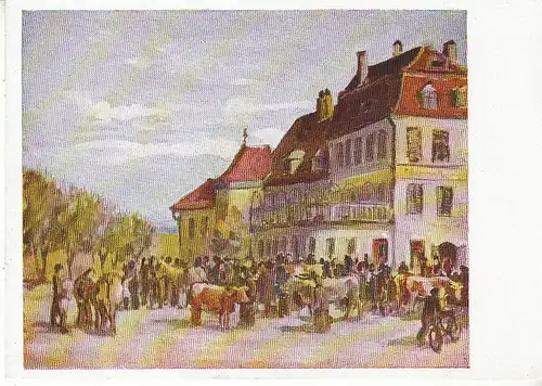 G.PETERS Viehmarkt in Altkirch ngl C9641