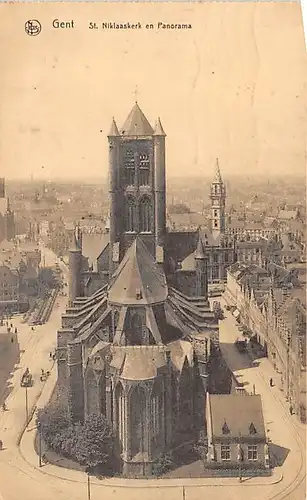 Genf St. Niklaskirche und Panorama feldpgl1917 144.456