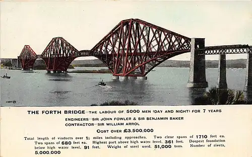 Schottland: Edinburgh - Forth Bridge ngl 146.962