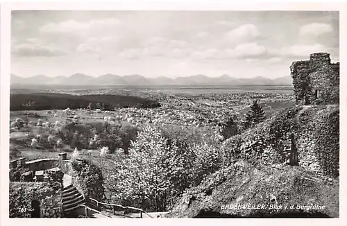 Badenweiler Blick von der Burgruine ngl 142.650