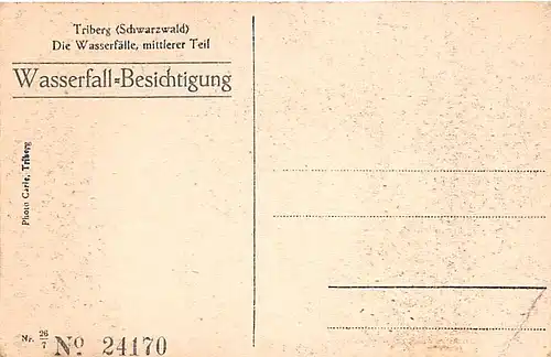 Triberg Wasserfälle mittlerer Teil ngl 140.913