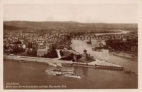 Koblenz Deutsches Eck und Panorama ngl 146.066