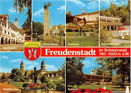 Freudenstadt Teilansichten gl1988 142.216