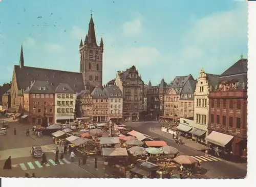 Trier Hauptmarkt mit St. Gangolph gl1961 218.765