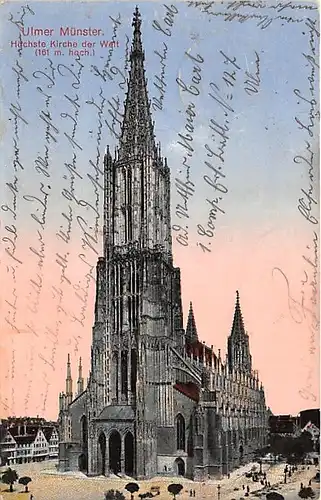 Ulm a.D. Münster feldpgl1915 142.832