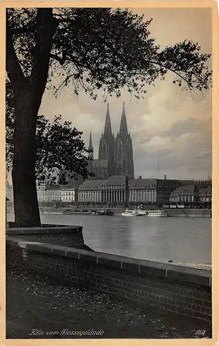 Köln Blick vom Messegelände gl1939 145.375