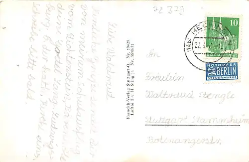 Burg Hohenzollern vom Flugzeug aus gl1951 142.340