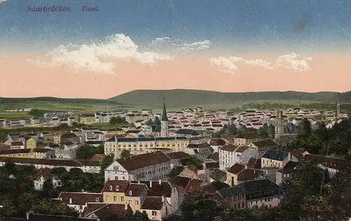 Saarbrücken Total feldpgl1917 D1093