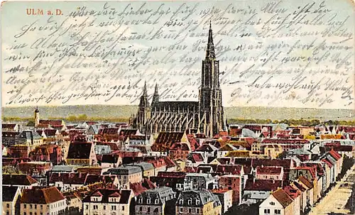 Ulm a.D. Panorama feldpgl1914 142.828