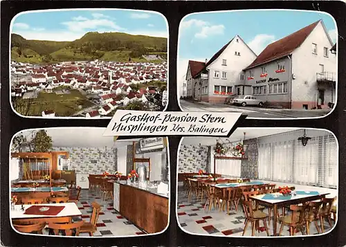 Nusplingen (Kreis Balingen) Gasthof Pension Stern Panorama ngl 142.307